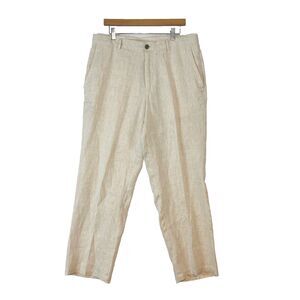 Tasso Elba Island Linen Pants Men's 34x30* Beige Lightweight Quiet Luxury